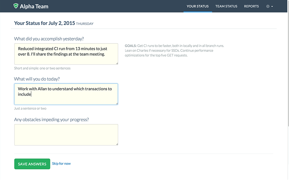 Status Hero gallery image