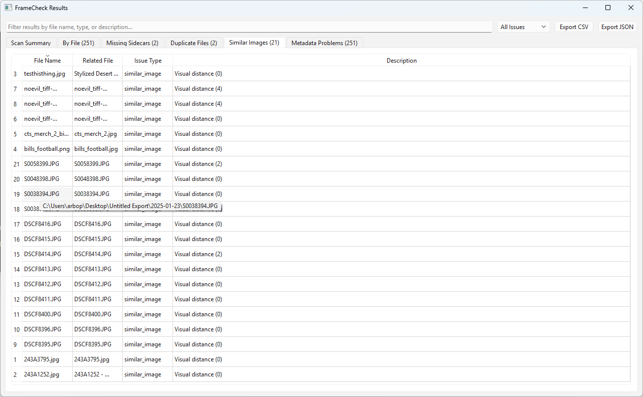 FrameCheck gallery image