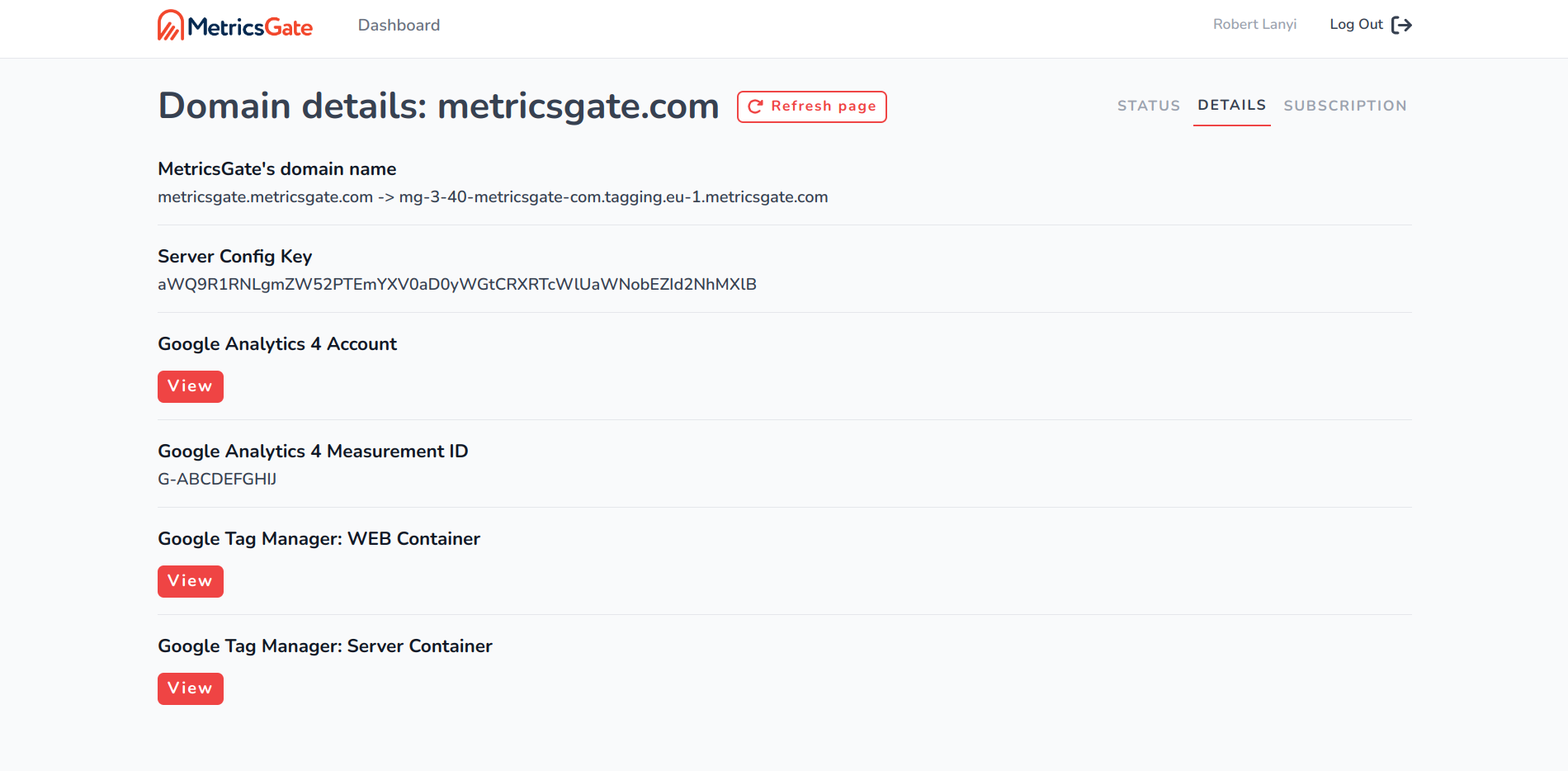 وسائط Metricsgate - تم تكوين تلقائي من جانب الخادم المستضاف في أقل من 15 دقيقة 4