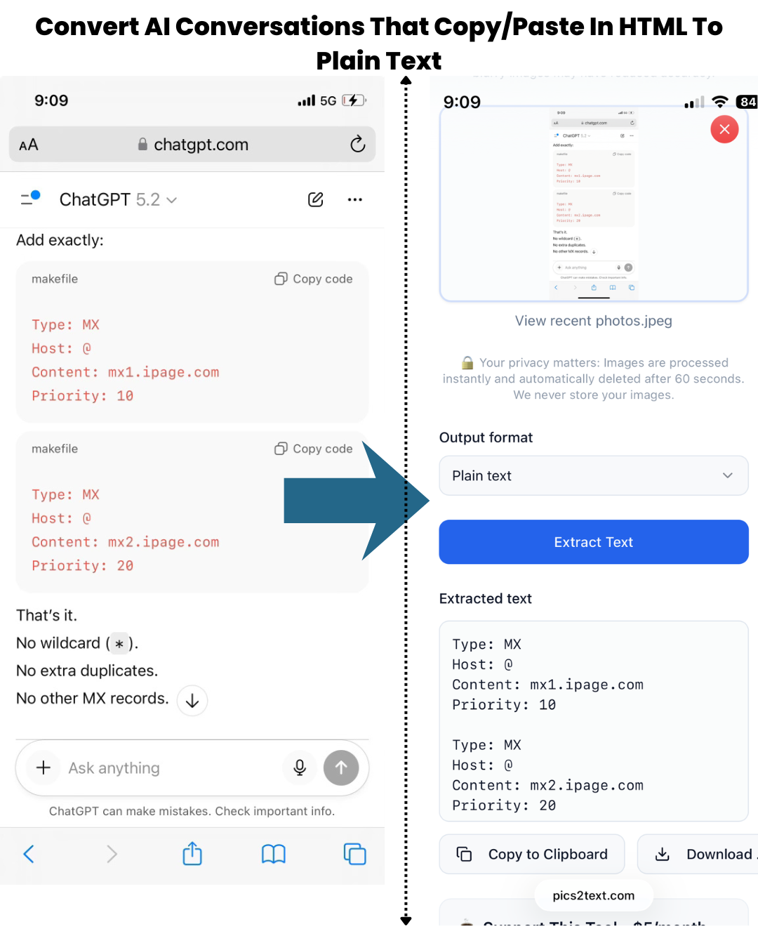 Pics2Text gallery image