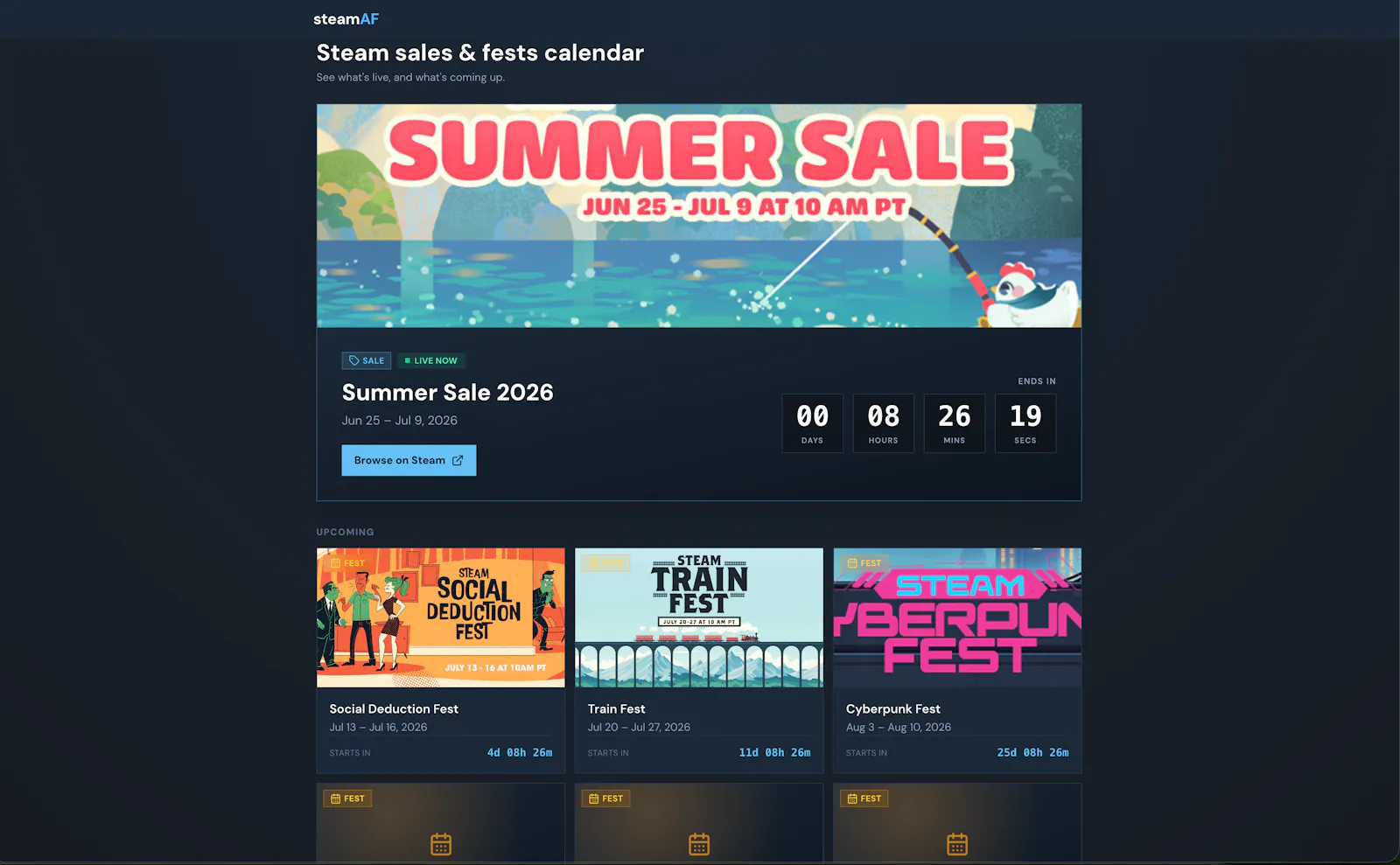 steamAF screenshot 3