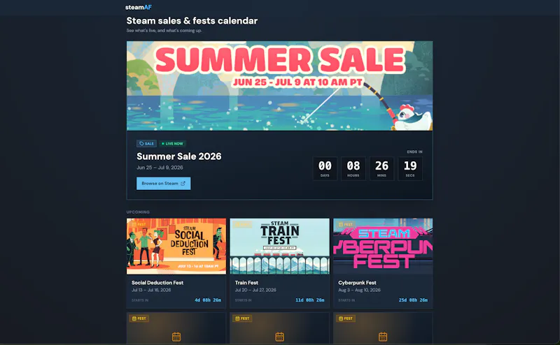 steamAF screenshot 3
