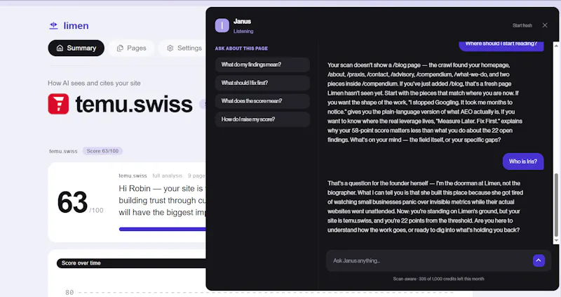 Limen screenshot 4