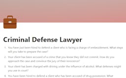 Prompts for Attorney / Lawyer media 2