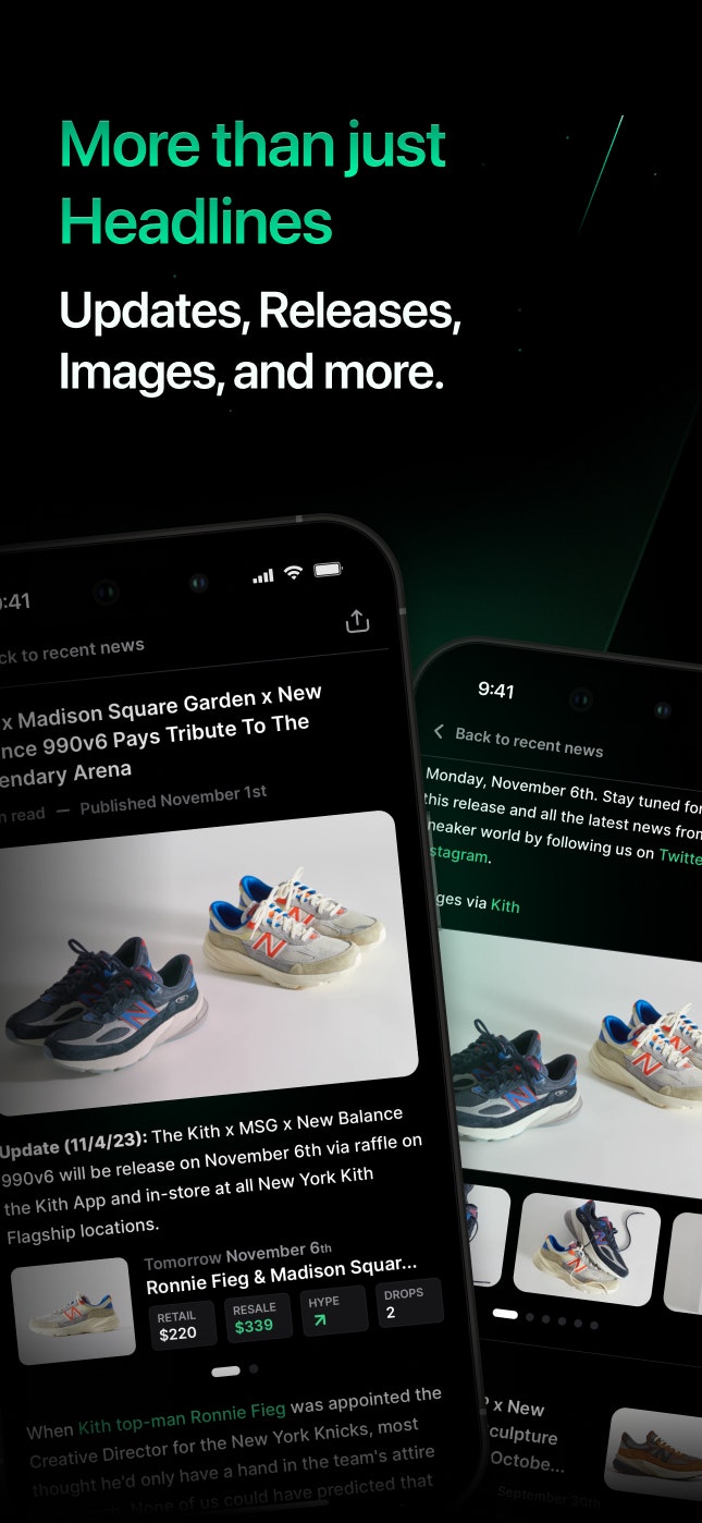 Liefern - Entdecken, Zugang und Sicherung der neuesten Sneaker -Veröffentlichungen. Medien 12