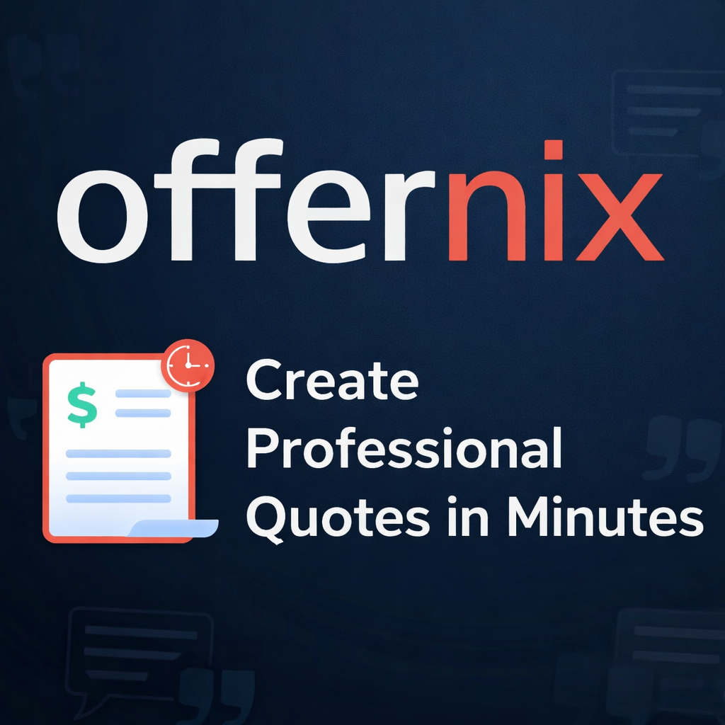 Offernix - Main product screenshot demonstrating key features and user interface