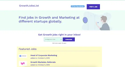 Growth Jobs List gallery image