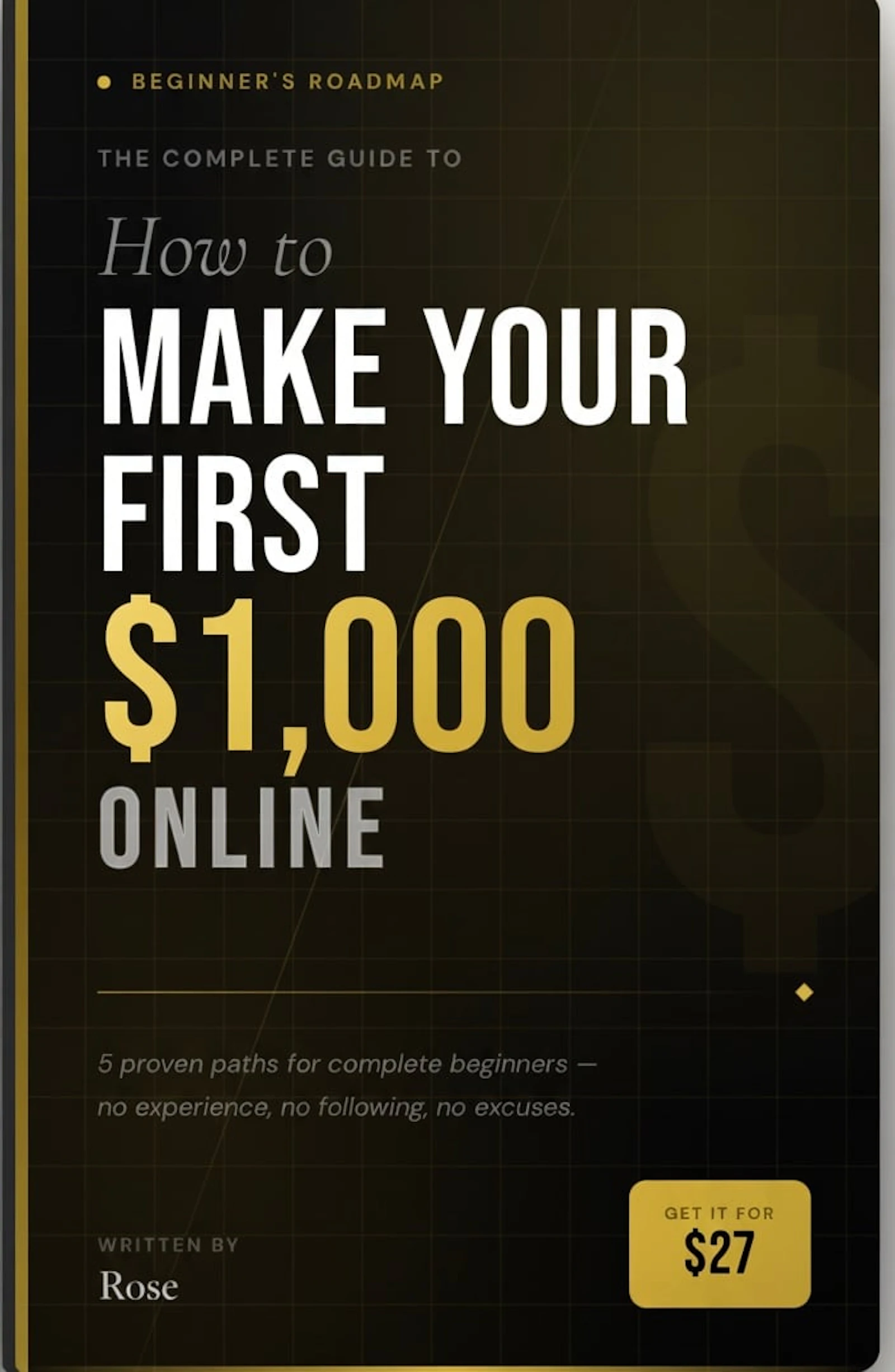How to Make Your First $1,000 Online screenshot 1