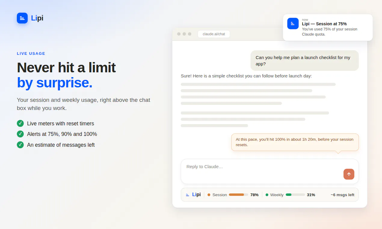 Lipi: Your AI companion gallery image