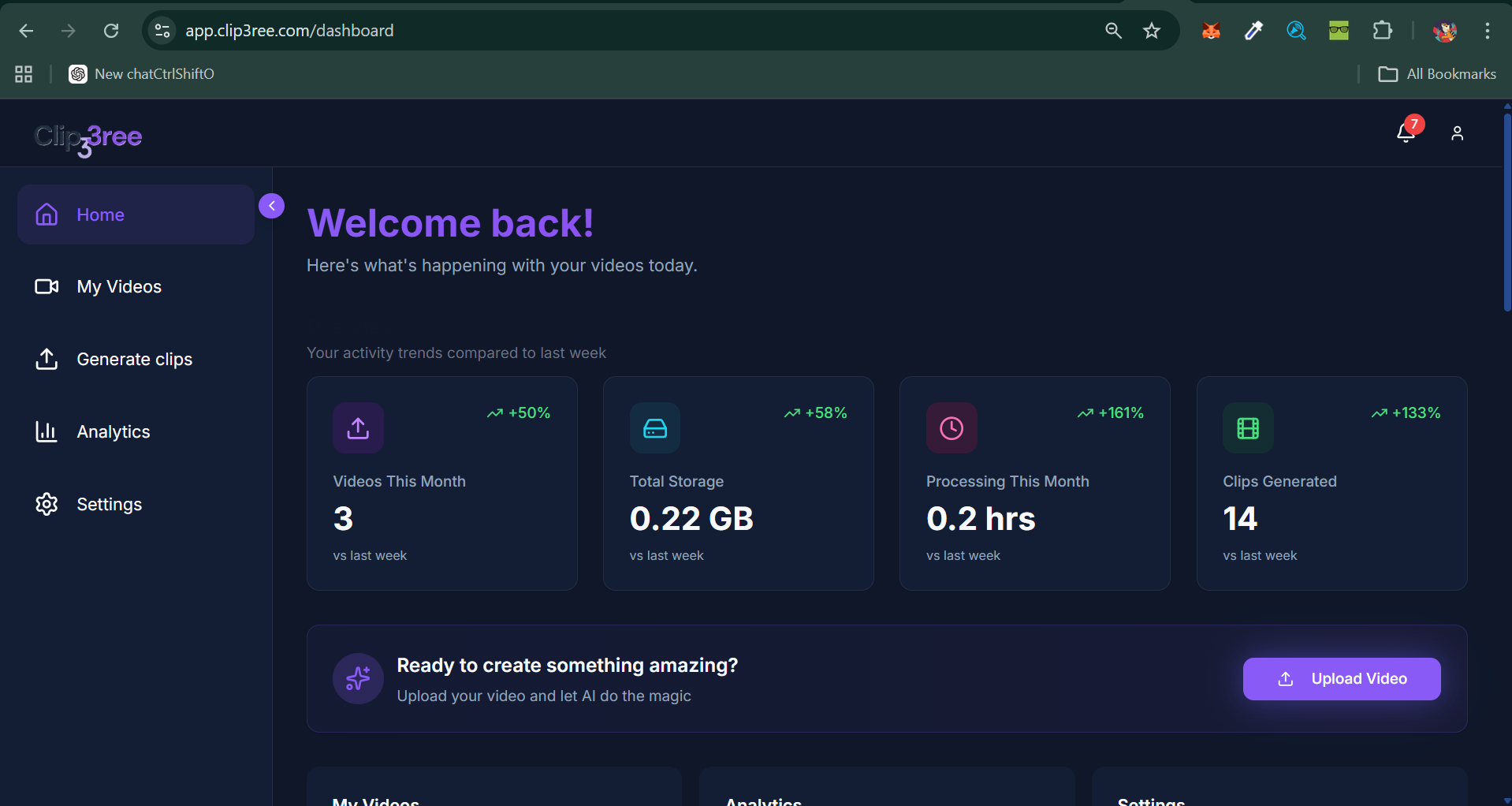 Clip3Ree - Main product screenshot demonstrating key features and user interface