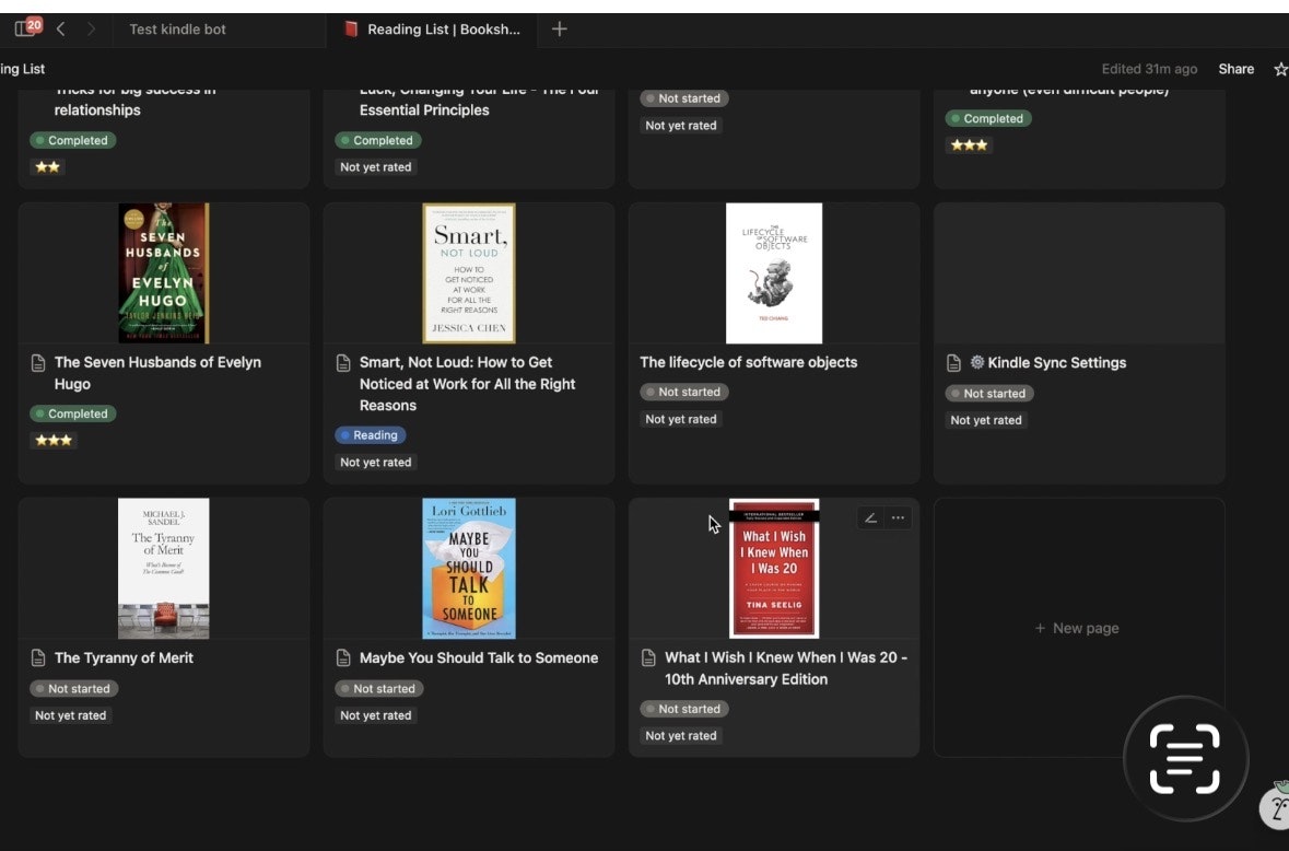 Kindle → Notion bot - Screenshot 4 showing product features and functionality