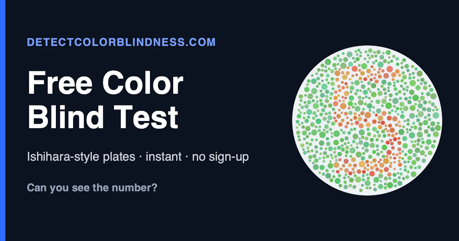 Detect Color Blindness screenshot 1
