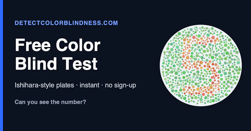 Detect Color Blindness screenshot 1