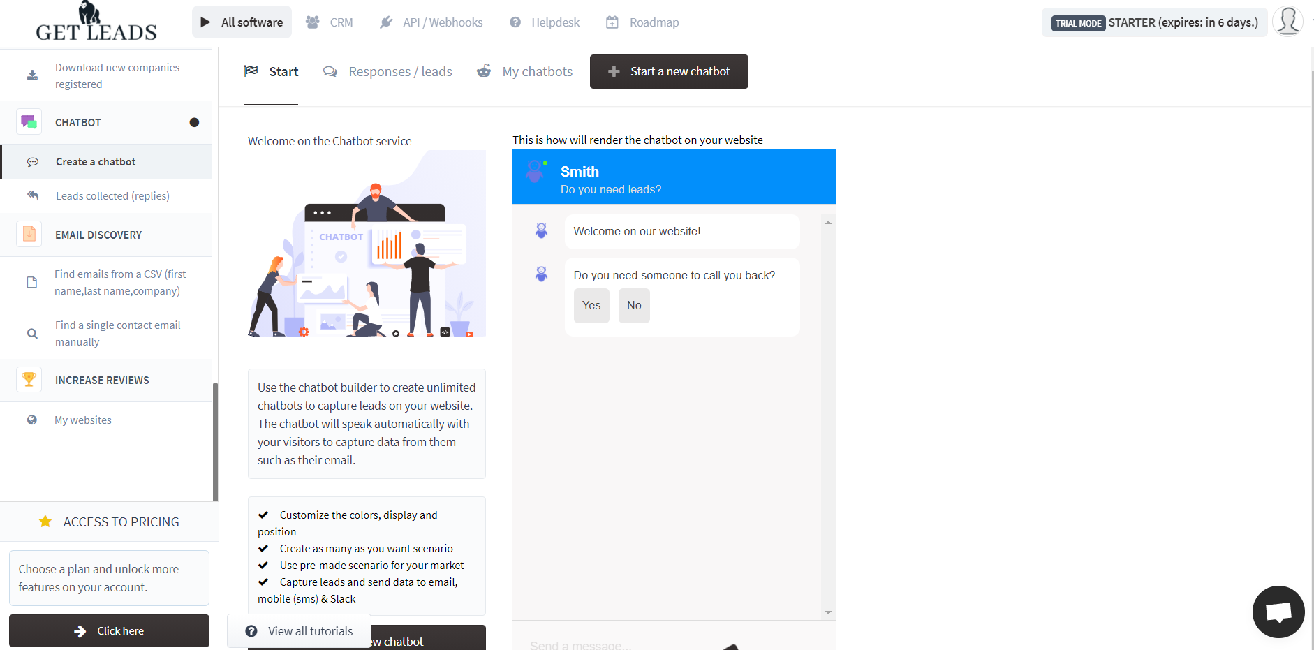 Get Leads gallery image
