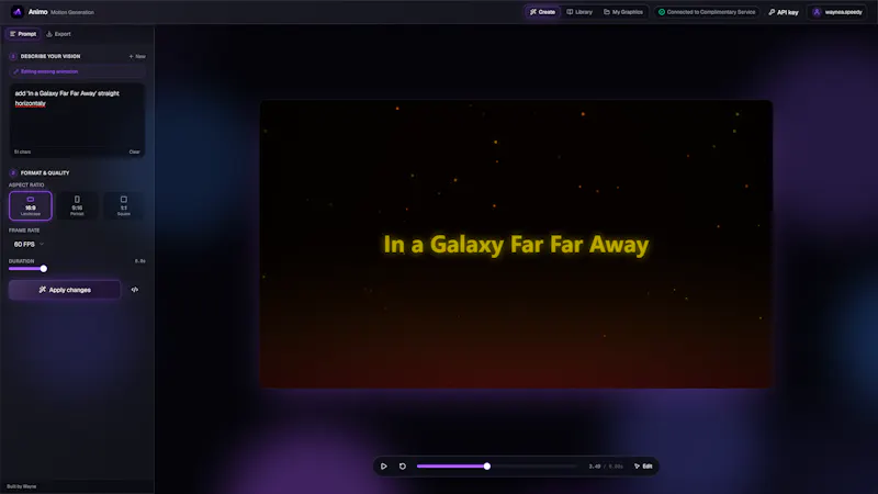 Animo - Motion Generation screenshot 4