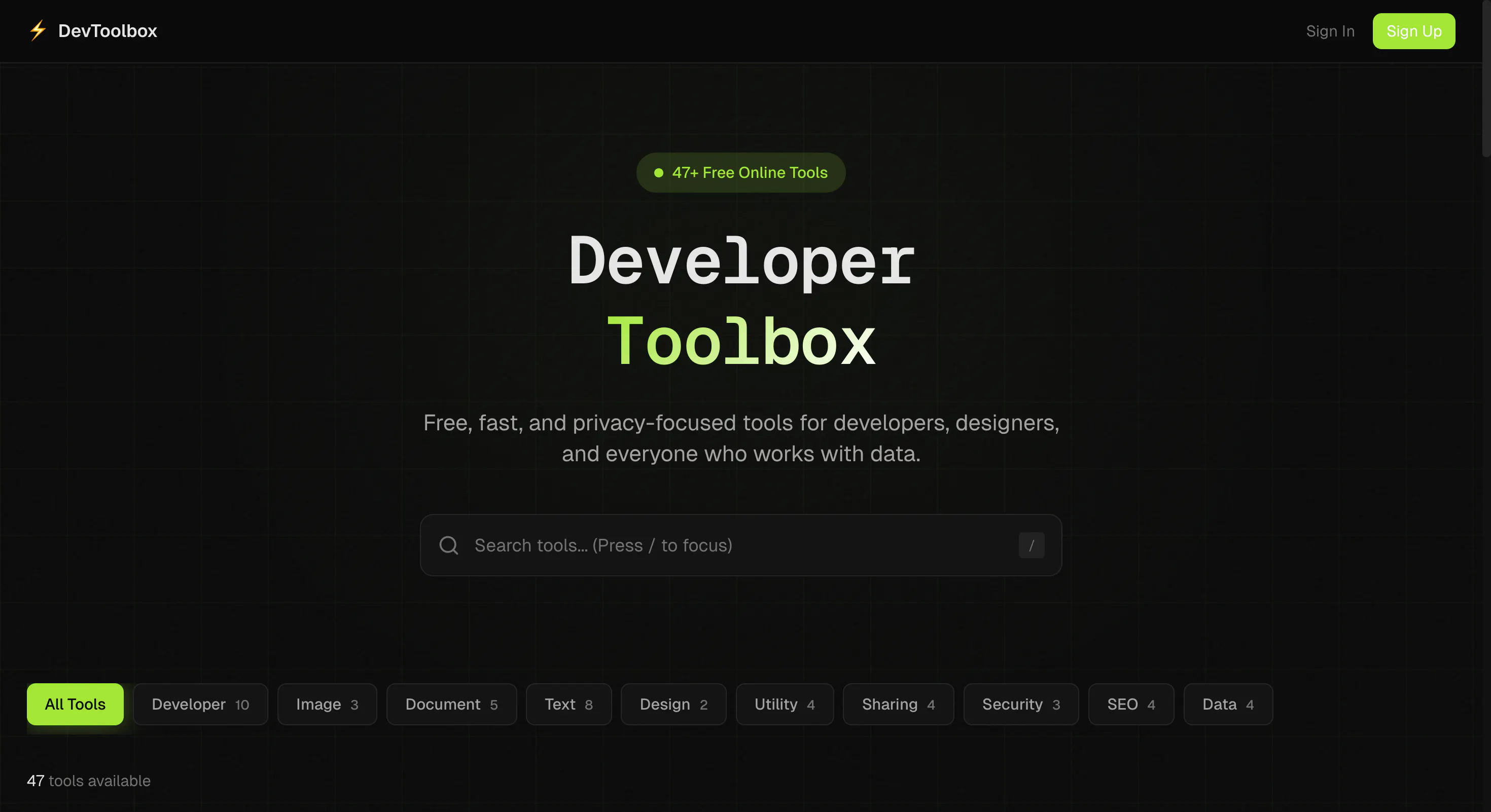 DevToolbox gallery image