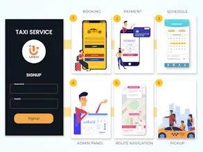 Uplogic Taxi Booking App gallery image