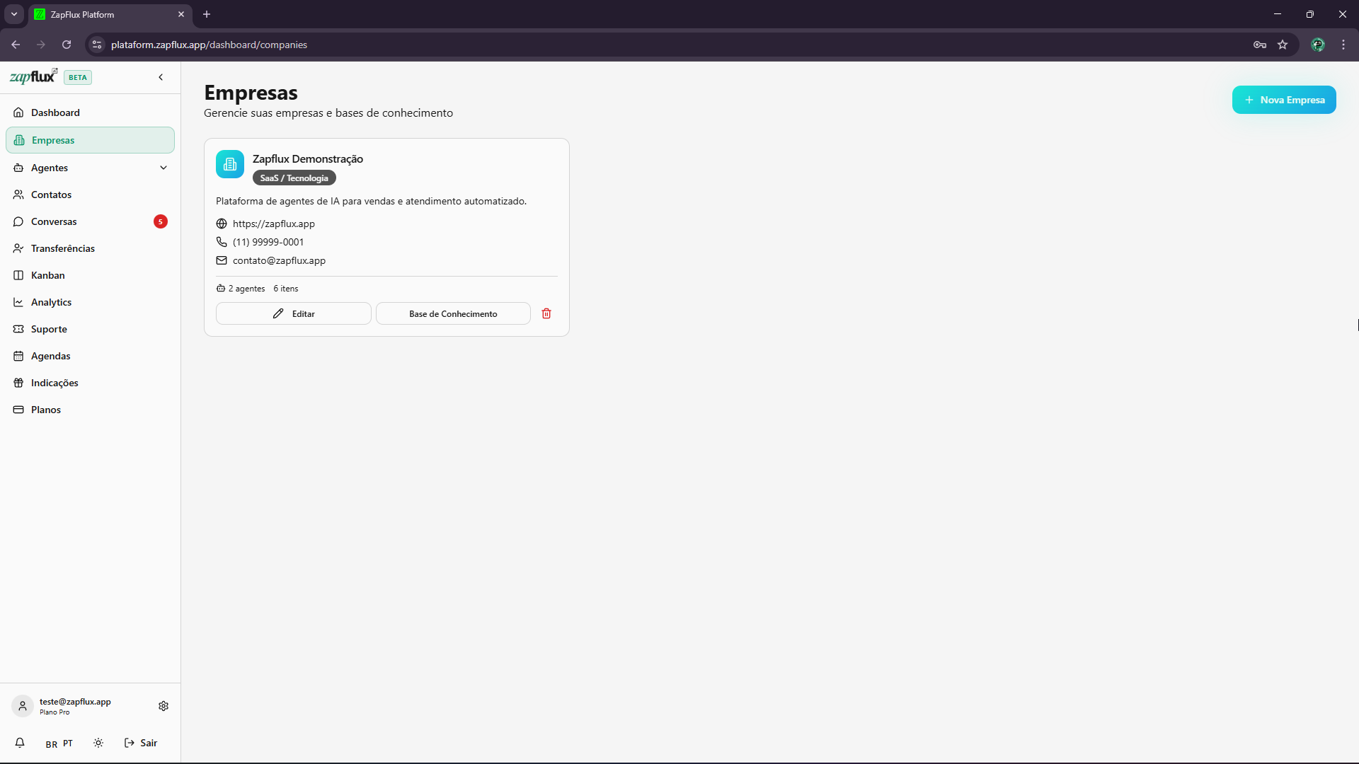 ZapFlux - WhatsApp AI - Screenshot 2 showing product features and functionality