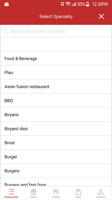 Food Delivery. Restaurant IOS gallery image