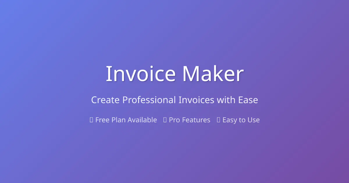 Invoice Maker