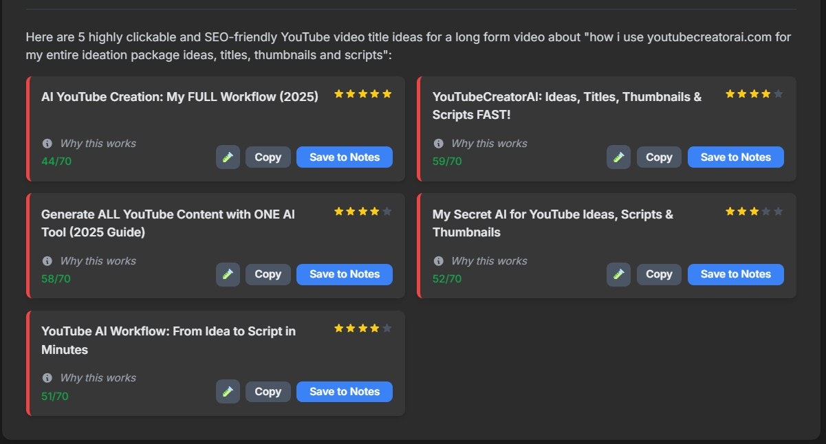 YouTube Creator AI gallery image