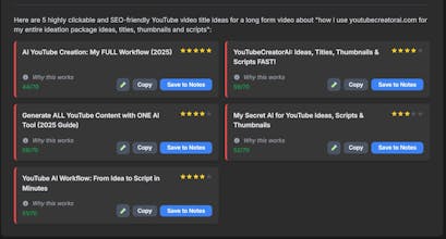 YouTube Creator AI gallery image