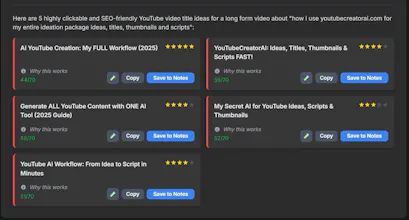 YouTube Creator AI gallery image