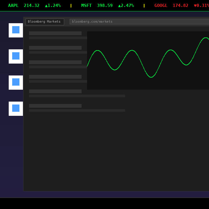 StockTicker for Windows - Product Hunt launch logo and brand identity