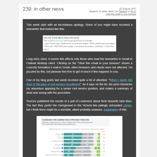 'in other news' newsletter gallery image