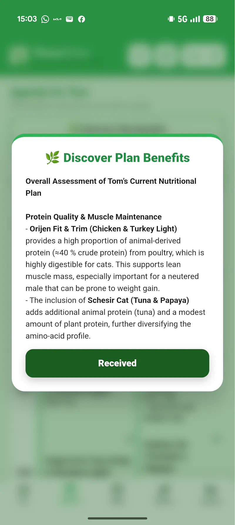PawsWise Nutritional Vet IA screenshot 11