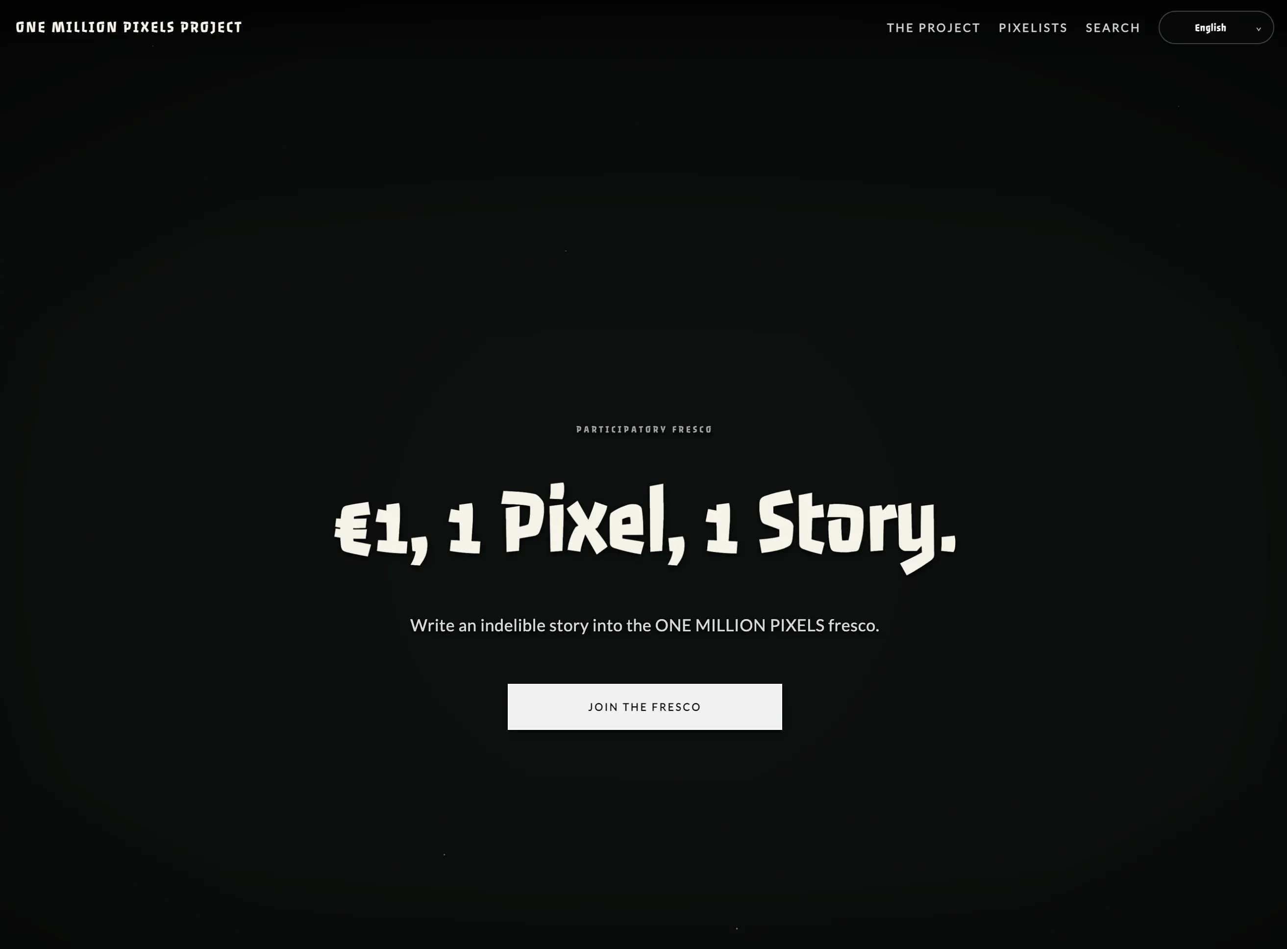 ONE MILLION PIXELS PROJECT gallery image