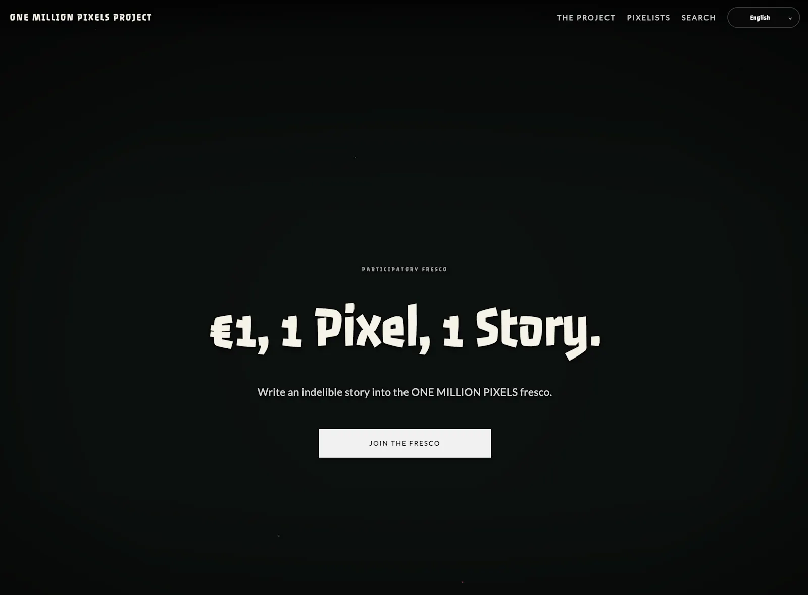 ONE MILLION PIXELS PROJECT screenshot 1