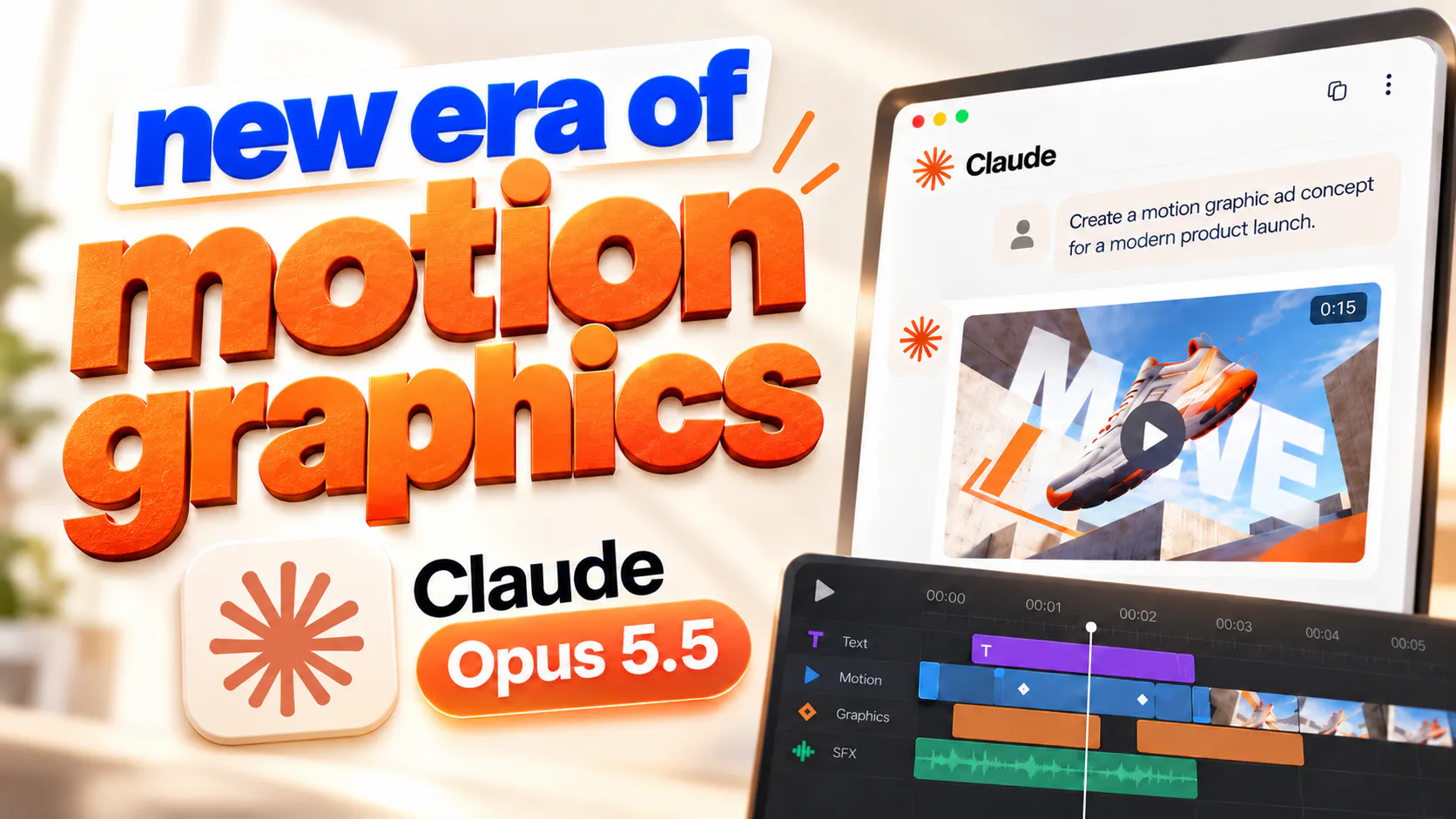 Claude Opus 5.5 Motion Graphics Tutorial logo