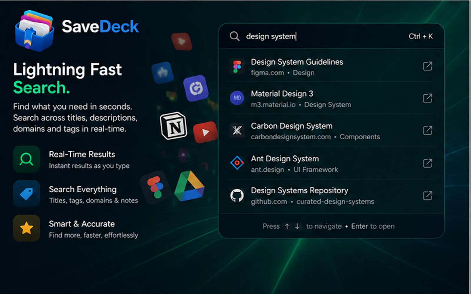 SaveDeck — Visual Bookmark Dashboard screenshot 3