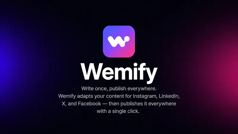 Wemify screenshot 2