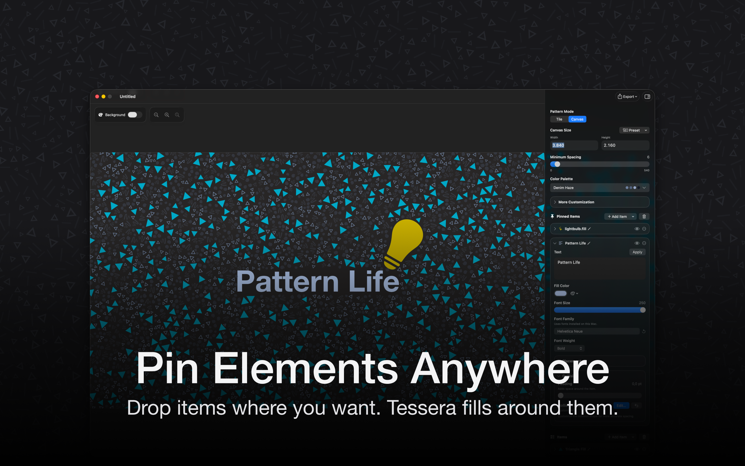 Tessera Designer - Screenshot 4 showing product features and functionality