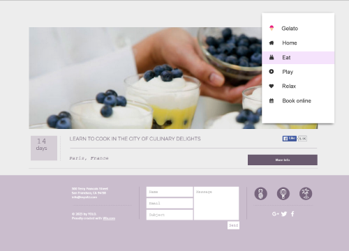 Impressive Site Menu gallery image