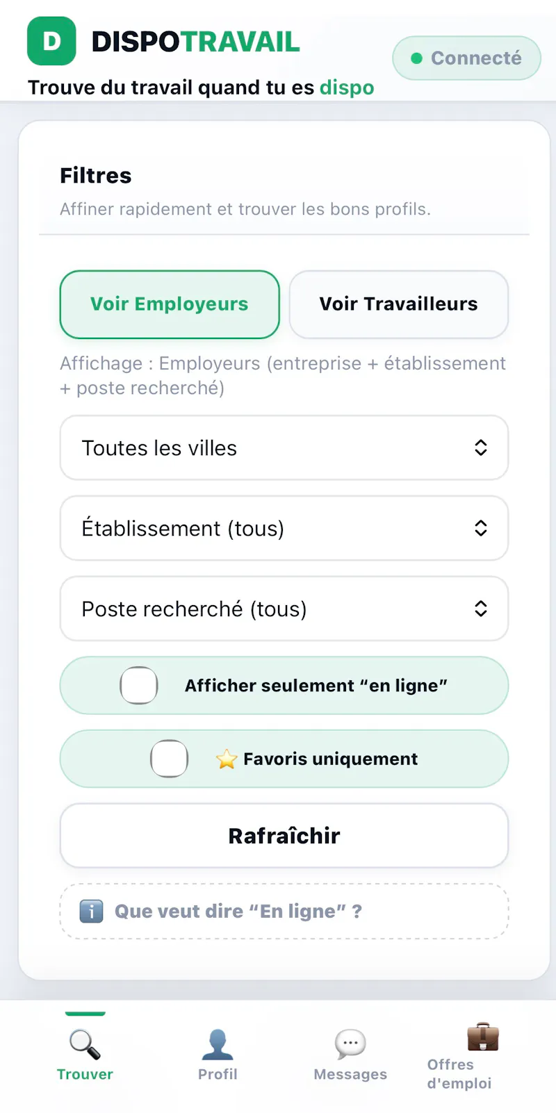DISPOTRAVAIL screenshot 1