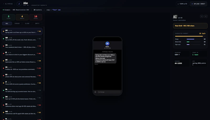 Olympus — CRM QA Suite screenshot 3