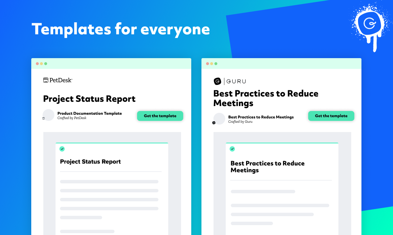 Project Management Templates gallery image