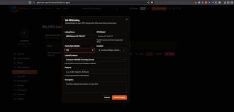 GPUFlow - Monetize Your Idle GPU gallery image