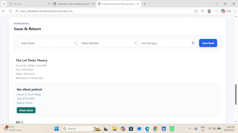 LibraFlow screenshot 4