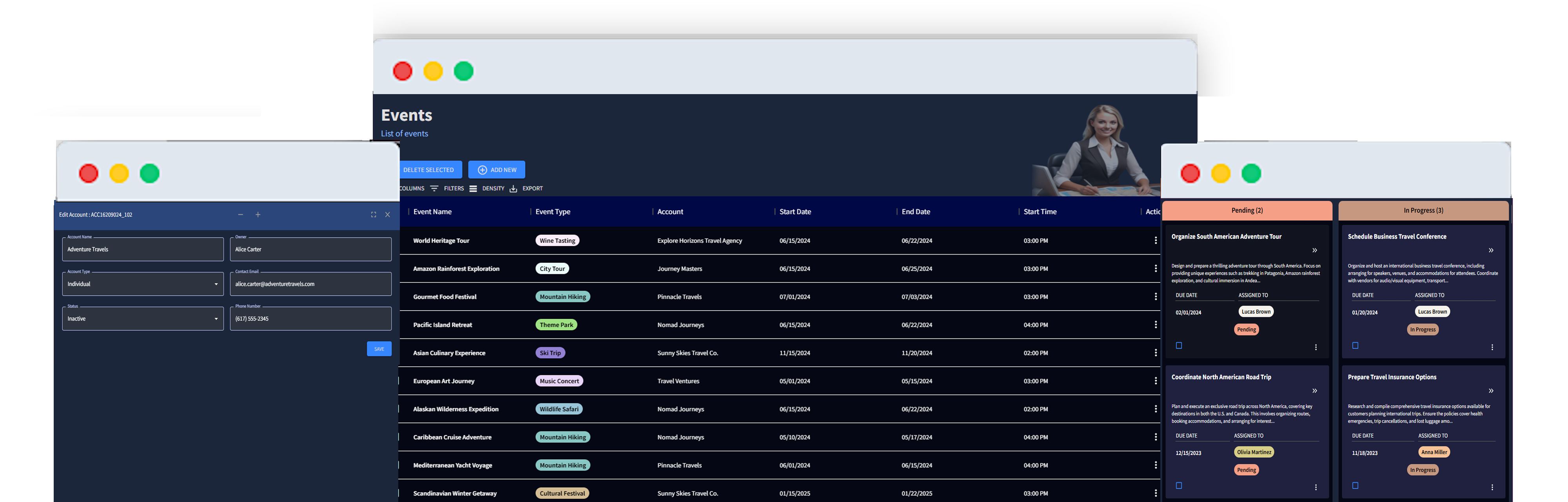 Travexly® - Main product screenshot demonstrating key features and user interface