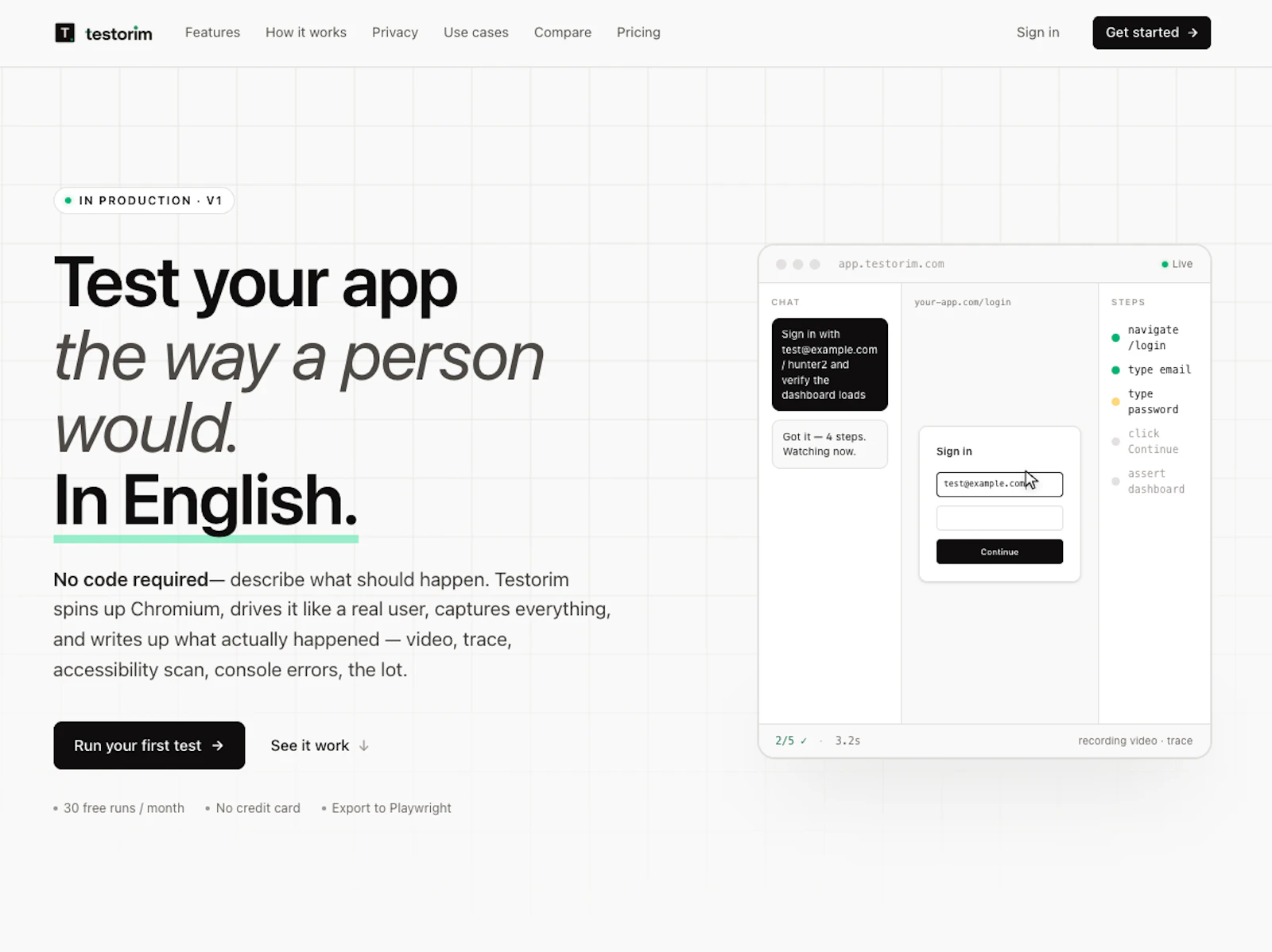 Testorim screenshot 3
