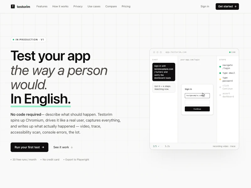 Testorim screenshot 3