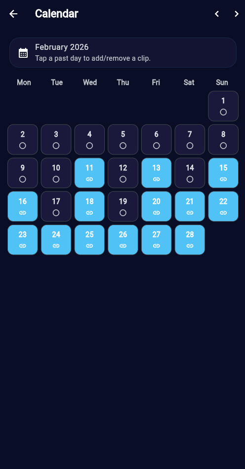 Quit With Clips: Habit Tracker gallery image