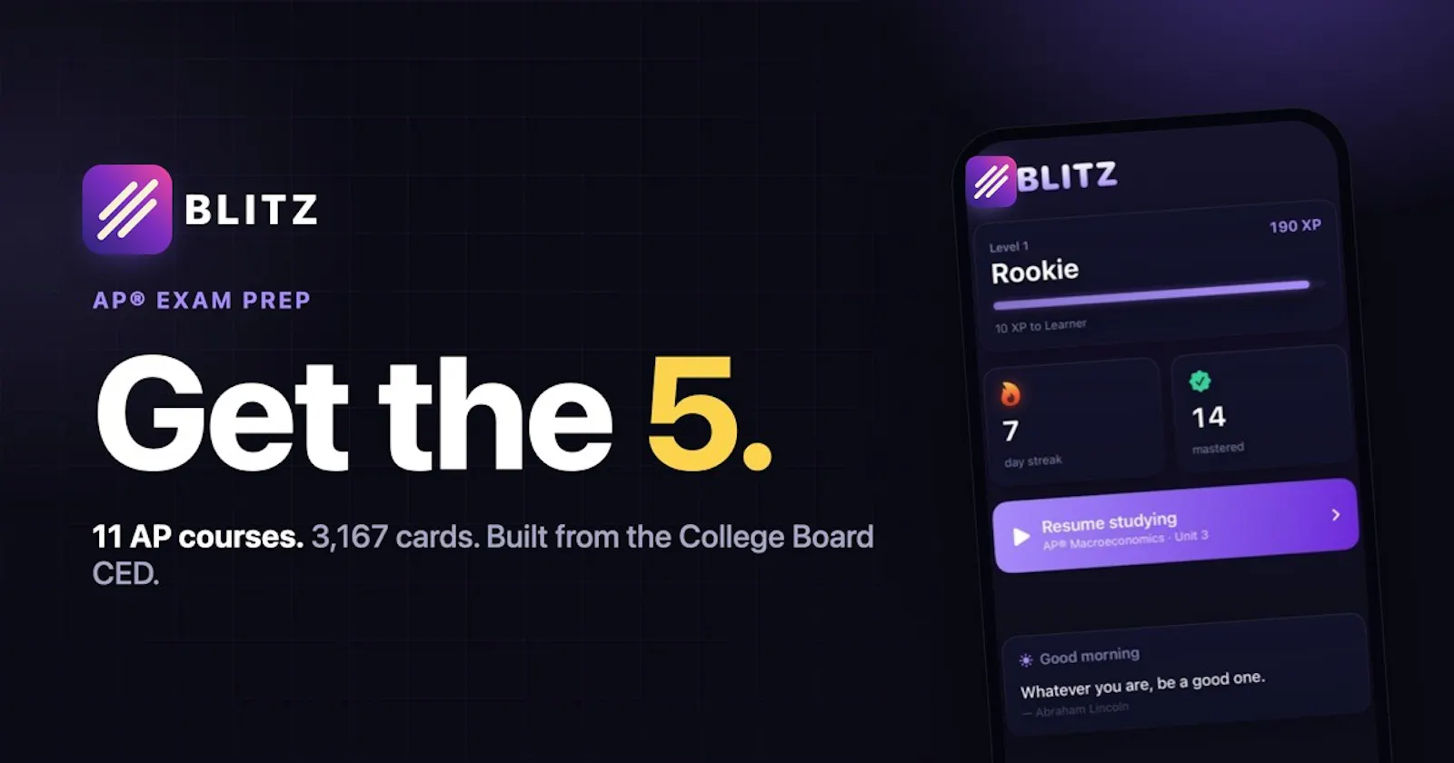 Blitz - AP Exam Prep screenshot 1