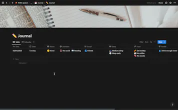 Advanced Journal Template gallery image