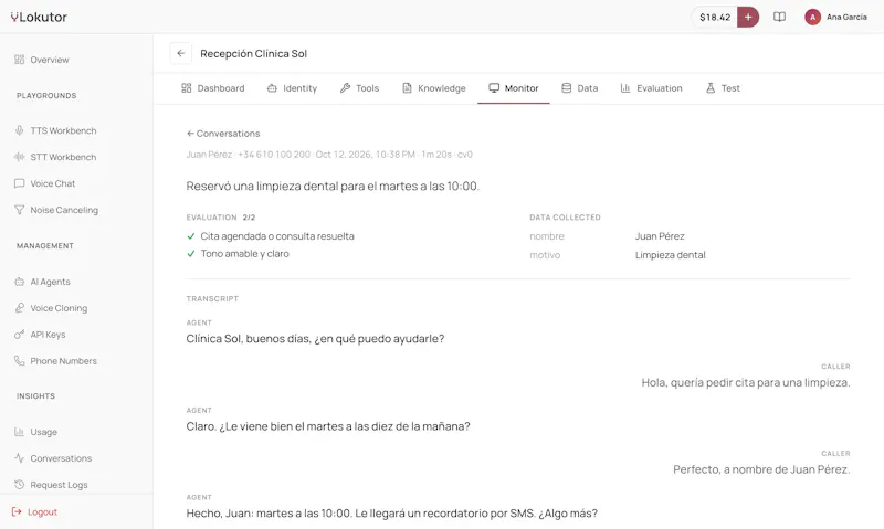 Lokutor screenshot 3