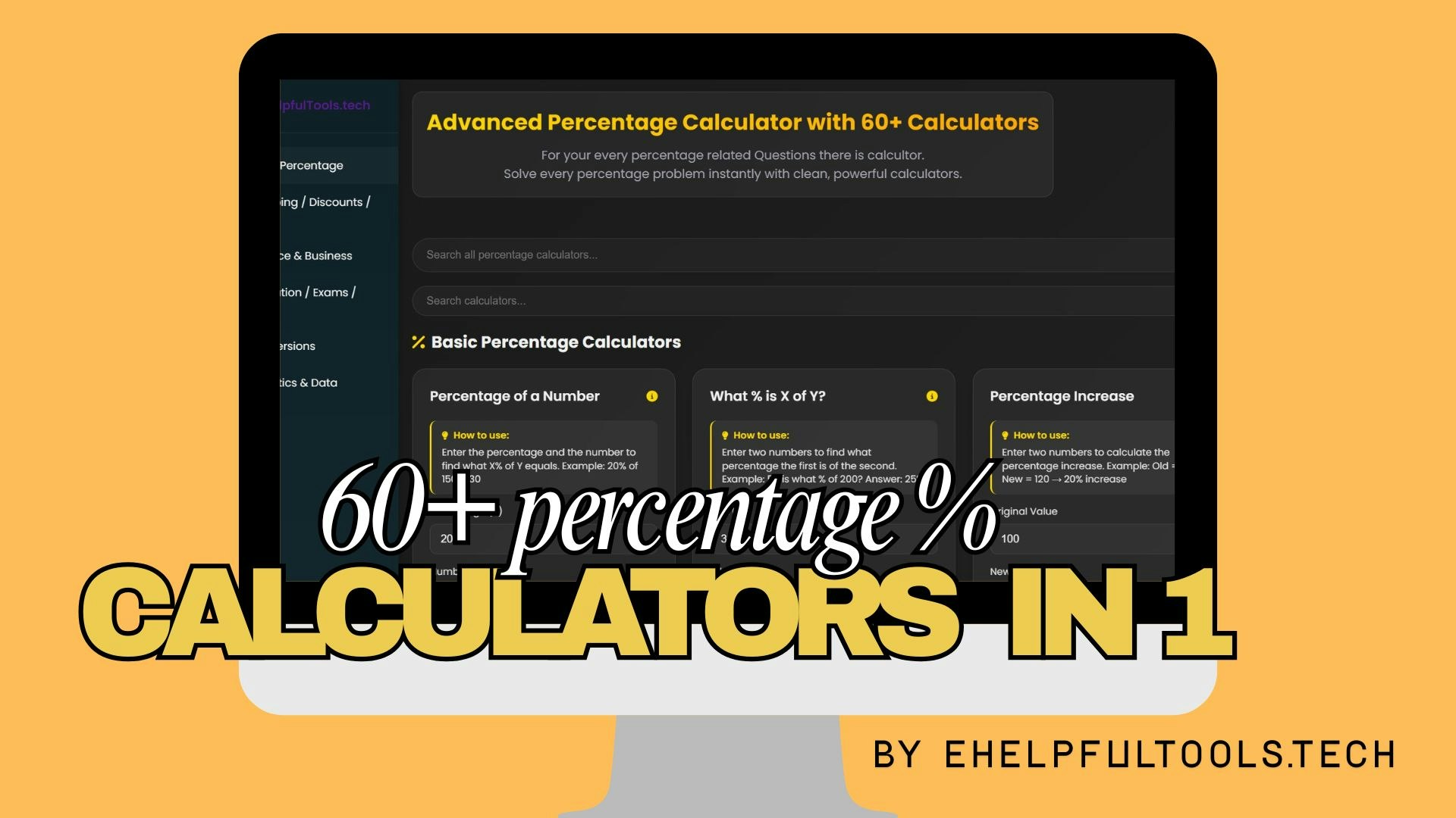 Advanced 64-in-1 Percentage Calculator gallery image